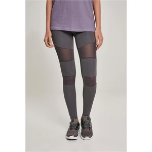 Ladies Tech Mesh Leggings dark grey