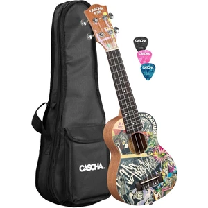 Cascha HH 2600 Art Series Szoprán ukulele Urban