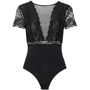 Pieces Dámske body PCSICCA 17095132 Black XS