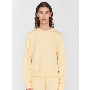 Yellow basic sweatshirt Noisy May Magnifier - Women