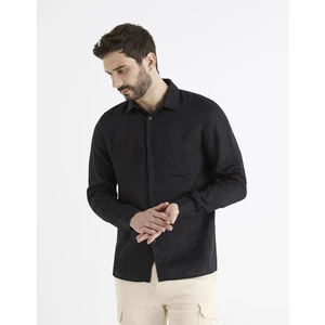 Celio Linen Shirt Baflax - Men