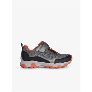 Orange-Grey Boys' Shoes Geox Magnetar Boy - Unisex