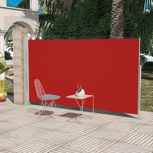 Zatahovací boční markýza 180x300 cm Dekorhome Červená,Zatahovací boční markýza 180x300 cm Dekorhome Červená