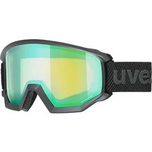 UVEX Athletic FM Black Mat/Mirror Green Lyžiarske okuliare