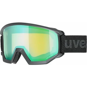 UVEX Athletic FM Black Mat/Mirror Green Lyžařské brýle