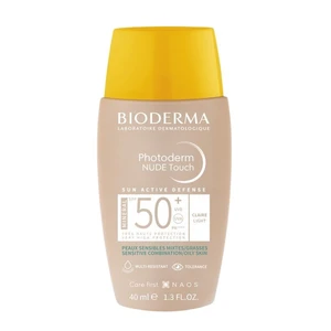 Bioderma Tónovaný ochranný fluid s efektom prirodzeného make-upu SPF 50 Photoderm Nude Touch Mineral 40 ml Light