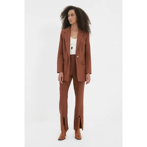 Trendyol Brown Buttoned Jacket