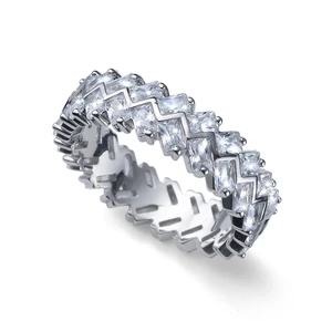 Oliver Weber Originální stříbrný prsten s krystaly Legend 63260 61 mm