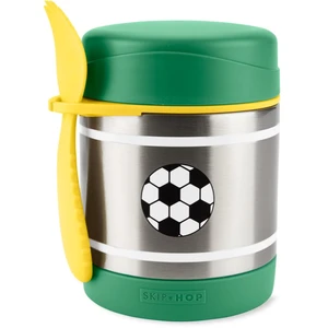 SKIP HOP Spark Style Termoska na jedlo s lyžičkou/vidličkou Futbal 325 ml, 3r+