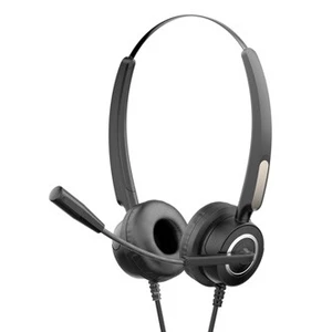 HP DHE-8000, Call Center headset, ovládání hlasitosti, černá, USB (2.0)