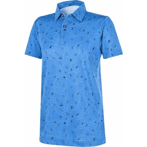 Galvin Green Rowan Boys Polo Shirt Blue/Navy 146/152