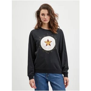 Black Women's Sweatshirt Converse - Women