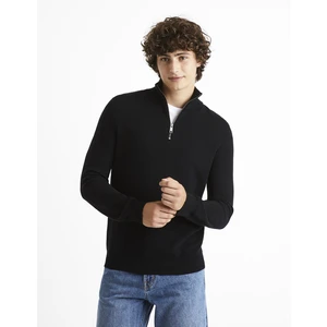 Celio Sweater Celim with zipper collar - Men