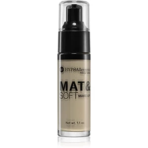 Bell Hypoallergenic Mat&Soft lehký matující make-up odstín 01 Light Beige 30 ml