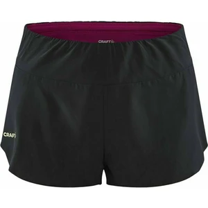 Craft PRO Hypervent Split Women's Shorts Black/Roxo L Spodenki do biegania