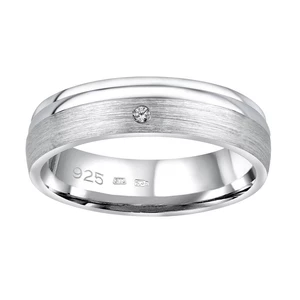 Silvego Snubný strieborný prsteň Amora pre ženy QRALP130W 51 mm