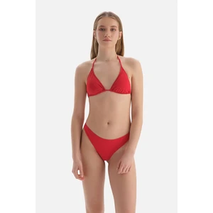Dagi Red Triangle Small Bikini Top