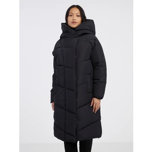 Black Ladies Quilted Coat Noisy May New Tally - Women
