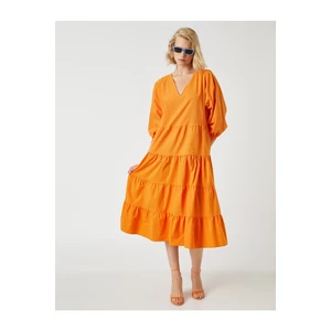 Koton Oversized Midi Length Dress