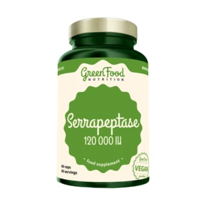 GreenFood Nutrition Serrapeptase 120000IU 60 kapslí