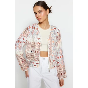 Trendyol Multicolored Woven Printed Jacket