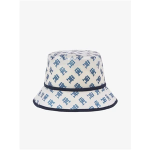 White Women's Patterned Waterproof Hat Tommy Hilfiger - Women