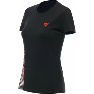 Dainese T-Shirt Logo Lady Black/Fluo Red L Tee Shirt
