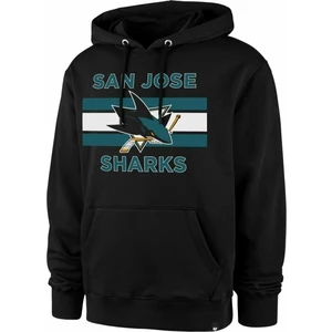 San Jose Sharks NHL Burnside Pullover Hoodie Jet Black M Hoki pulóver