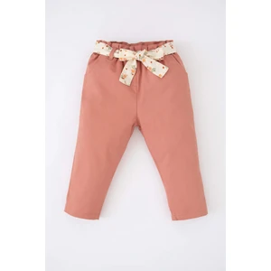 DEFACTO Baby Girls Regular Fit Gabardine Trousers