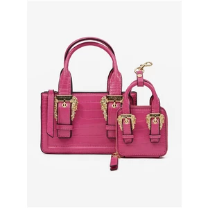 Tmavě růžová dámská kabelka s pouzdrem Versace Jeans Couture - Dámské