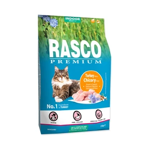 Rasco Premium Cat Indoor, Turkey, Chicori Root 2kg