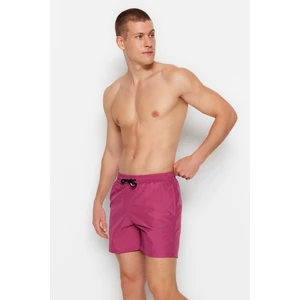 Trendyol Plum Men's Basic Standard Length Swimwear with Marine Shorts