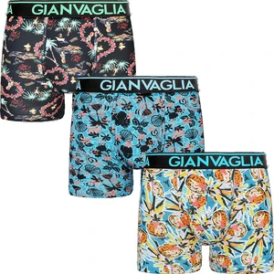 3PACK pánské boxerky Gianvaglia vícebarevné