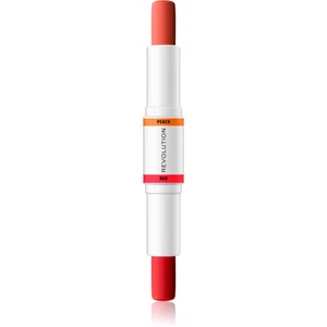Makeup Revolution Colour Correcting korekční tyčinka pro sjednocení barevného tónu pleti odstín Red & Peach 2x4,3 g