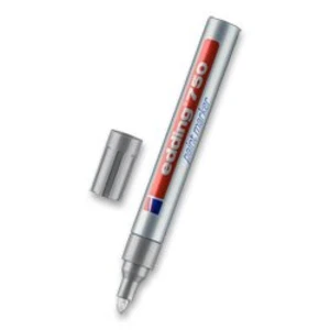 Edding 4-750054 edding 750 paint marker popisovač na laky strieborná 2 mm, 4 mm 1 ks