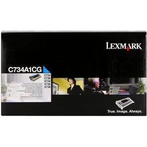 Lexmark C734A1CG azurový (cyan) originální toner