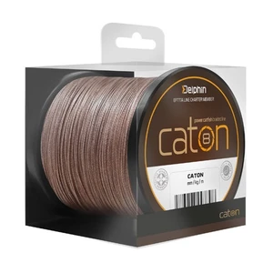 Delphin splietaná šnúra caton hnedá-priemer 0,63 mm / nosnosť 68,2 kg / návin 1000 m