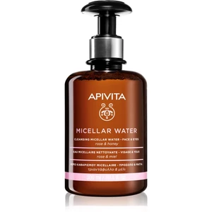 Apivita Cleansing Rose & Honey micelární voda na obličej a oči 300 ml