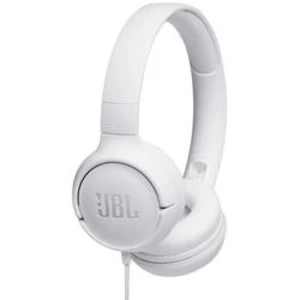 Slúchadlá On Ear JBL Tune 500 JBLT500WHT, biela