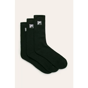 Sada tří párů pánských černých ponožek FILA