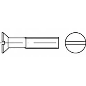 Zápustný šroub TOOLCRAFT TO-6867492, N/A, M3, 20 mm, mosaz, 200 ks