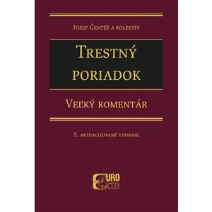 Trestný poriadok - Jozef Čentéš