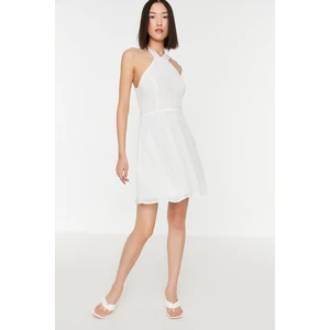 Trendyol Ecru Halter Neck Dress