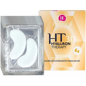 Dermacol Osvěžující hydratační maska na oči 3D Hyaluron Therapy 6 x 6 g
