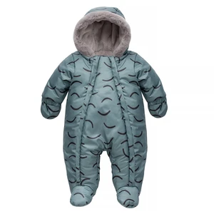 Pinokio Kids's Winter Warm Overall Green/Stripes