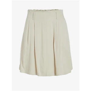 Beige short skirt VILA Vero - Ladies