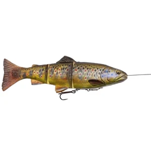 Savage gear gumová nástraha pstruh 4d line trhu trout ms dark brown trout-25 cm 193 g