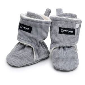 T-TOMI Booties Grey dětské capáčky 9-12 months Warm