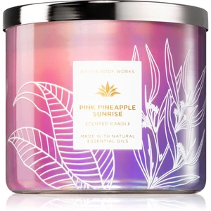 Bath & Body Works Pink Pineapple Sunrise vonná svíčka 411 g