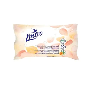 Linteo Intimní vlhčené ubrousky Herbal 10 ks